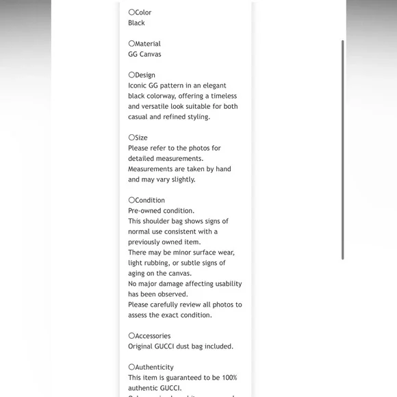 Gucci Black Hobo Bag - Picture 9 of 9